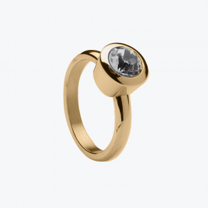 Prsten sa magnetom i  cirkonom u boji zlata 19