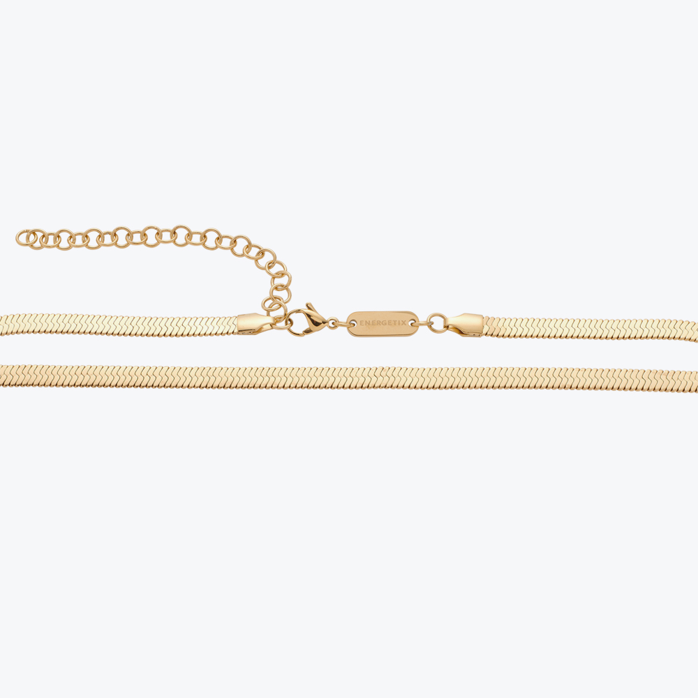 Moderna ogrlica u nijansama zlata M-XL